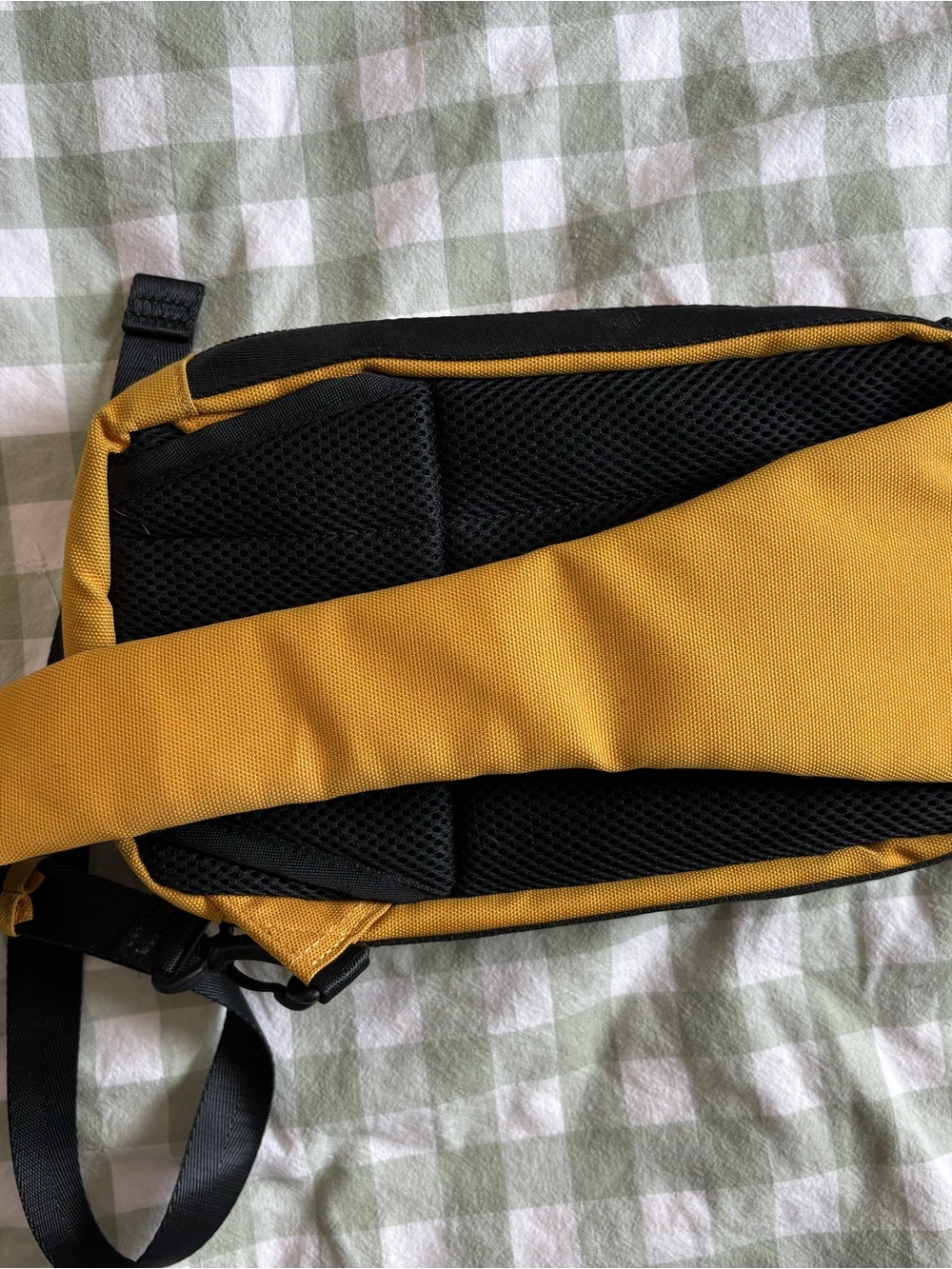 Harvest Label Connect Sling Bag Mustard Yellow Crossbody Backpack Osaka Japan - Picture 3 of 11